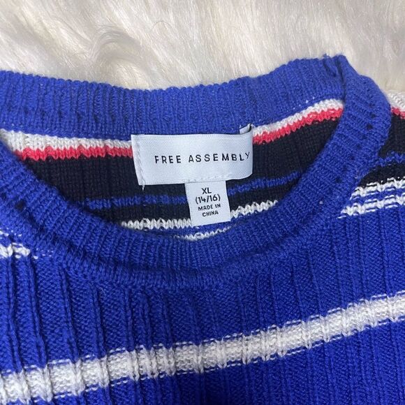 Free Assembly variegated ribbed sweater knit set sz XL - Picture 3 of 6